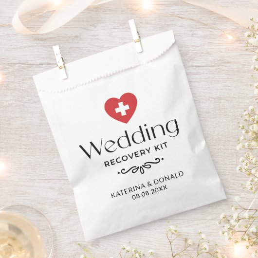Sachets En Papier Kit de récupération de basculement mariage (Coupé)