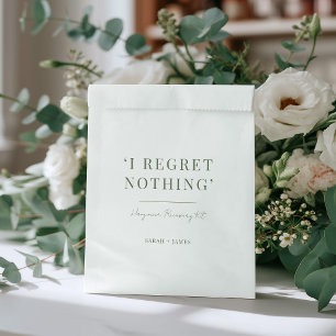 Sachets En Papier Kit de récupération de gueule de bois « Je ne regr