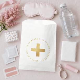 Sachets En Papier Kit de Secours en Or Faux Dans la Maladie et dans 