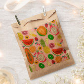 Sachets En Papier kiwi grenade aux fruits du dragon tropical (Coupé)