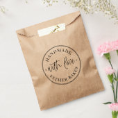 Sachets En Papier Kraft fait avec amour (Scellé)