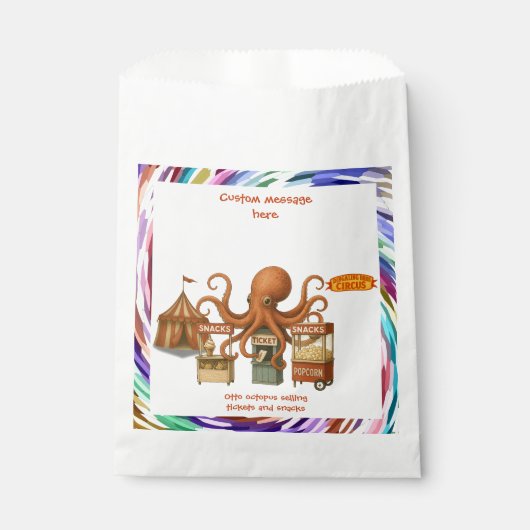 Sachets En Papier La cabane de snacks du cirque d'Otto (Devant)
