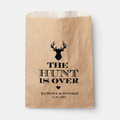 Sachets En Papier La chasse au Mariage campagnard rustique (Devant)