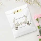Sachets En Papier "La chasse est finie" Mariage rustique personnalis (Scellé)