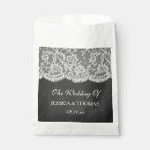 Sachets En Papier La collection de Mariages Chalkboard & Lace (Devant)