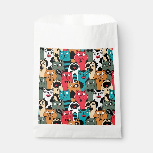 Sachets En Papier La Crowd of cats (Devant)