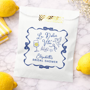Sachets En Papier La Dolce Vita Fête de Mariage Italienne Fantaisist