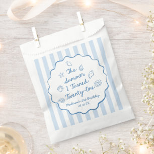 Sachets En Papier La fête d'anniversaire de mes 21 ans l'été où j'ai