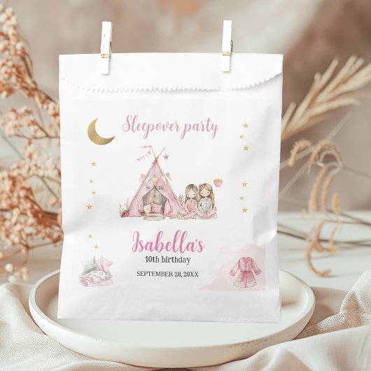 Sachets En Papier La fête du pyjama