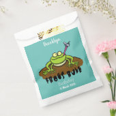 Sachets En Papier La grenouille règle drôle dessin de grenouille ver (Scellé)