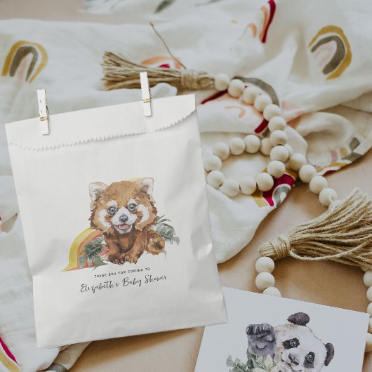 Sachets En Papier La jungle tropicale Baby Animaux | BABY SHOWER