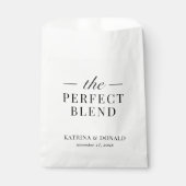 Sachets En Papier La Mariage classique au café Mixte (Devant)