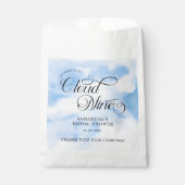 Sachets En Papier La Mariée Est Sur Cloud Neuf Fête des mariées Bien (Devant)