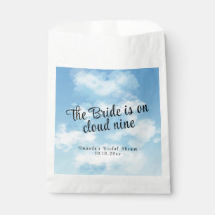 Sachets En Papier La mariée est sur un nuage Bridal Shower