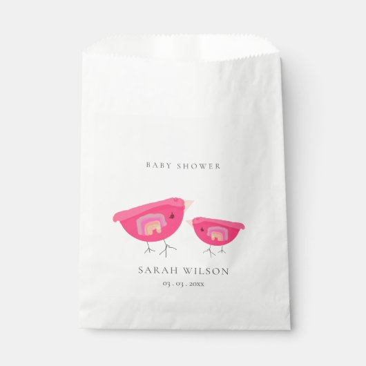 Sachets En Papier La Petite Fille de Cute (Devant)