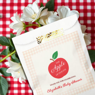 Sachets En Papier La Pomme De Notre Baby shower Oeil