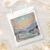Sachets En Papier La tranquillité d'hiver (Coupé)