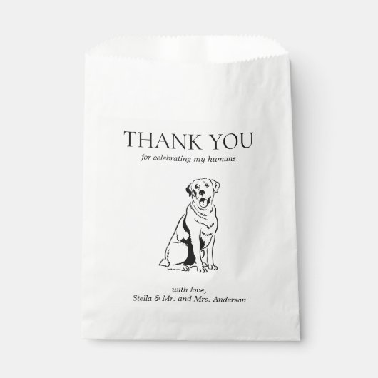 Sachets En Papier Labrador Retriever Chien Traiter Animal de Compagn (Devant)