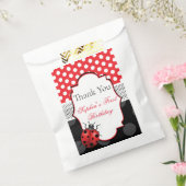 Sachets En Papier Ladybug anniversaire personnalisé (Scellé)