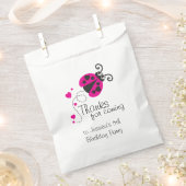Sachets En Papier Ladybug / Coeurs ladybird personnalisées sac de fa (Coupé)