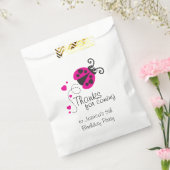 Sachets En Papier Ladybug / Coeurs ladybird personnalisées sac de fa (Scellé)