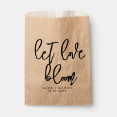 Sachets En Papier laisser fleurir les graines fleurs sauvages mariag (Devant)