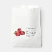 Sachets En Papier Laisser grandir l'amour | Sac Favour Mariage Framb (Devant)