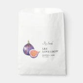 Sachets En Papier Laisser grandir l'amour | Sac Favour Mariage Grain (Devant)