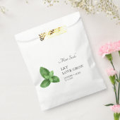 Sachets En Papier Laisser grandir l'amour | Sac Favour Mariage Mint  (Scellé)