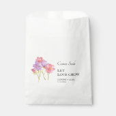 Sachets En Papier Laisser l'amour croître Cosmos Mariage semence (Devant)