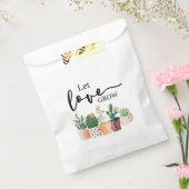 Sachets En Papier laisser l'amour grandir, cactus, succulent, favori (Scellé)