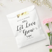 Sachets En Papier Laisser l'amour grandir Mariage semence Packet Bot (Scellé)