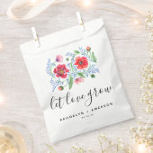 Sachets En Papier Laisser l'amour grandir Mariage semence paquet (Coupé)