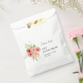 Sachets En Papier Laisser l'amour grandir Zinnia Mariage de semences (Scellé)