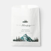 Sachets En Papier Laisser L'Aventure Commencer Le Baby shower Des Pi (Devant)