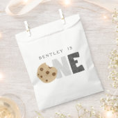 Sachets En Papier Lait et biscuits Première fête d'anniversaire Fave (Coupé)