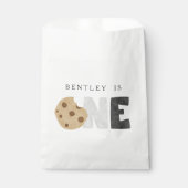 Sachets En Papier Lait et biscuits Première fête d'anniversaire Fave (Devant)