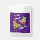 Sachets En Papier Lames à rouleaux Patinage Anniversaire de enfant P (Devant)