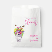 Sachets En Papier L'amour dans la floraison Mariage (Devant)