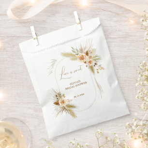 Sachets En Papier L'amour de l'herbe des pampas de plage est doux, p