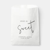 Sachets En Papier L'amour du script moderne est doux Graduation (Devant)