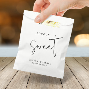 Sachets En Papier L'amour du script moderne est doux Graduation