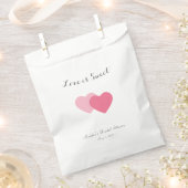 Sachets En Papier L'amour est doux Coeurs Fête des mariées Favoriser (Coupé)