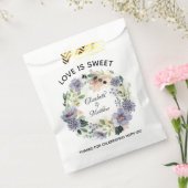 Sachets En Papier L'amour est doux Elegant Floral Mariage Wreath (Scellé)