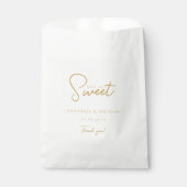 Sachets En Papier L'amour est doux ! Élégant, Simpel, Mariage (Devant)