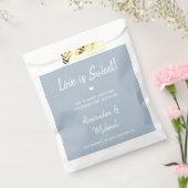 Sachets En Papier L'amour est doux moderne bleu mariage (Scellé)
