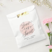 Sachets En Papier L'amour est doux, moderne Mariage Treat Sacks, (Scellé)