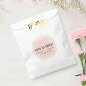 Sachets En Papier L'amour est doux, moderne Mariage Treat Sacks, (Scellé)