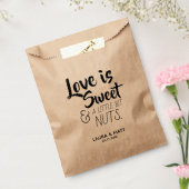 Sachets En Papier L'amour est doux Petit Bit Nuts Mariage (Scellé)