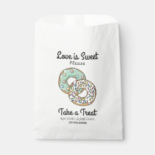 Sachets En Papier L'amour est doux Prendre un beigne Mariage personn